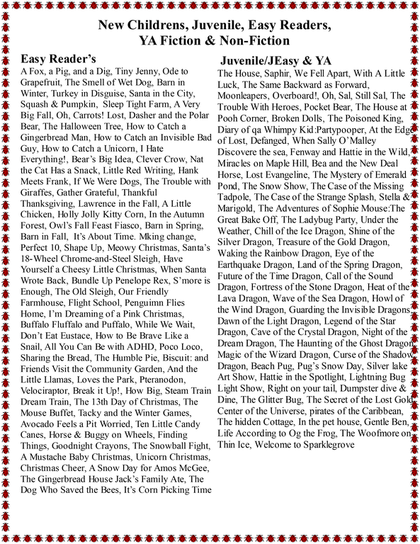 Childrens/Juvenile Nonfiction