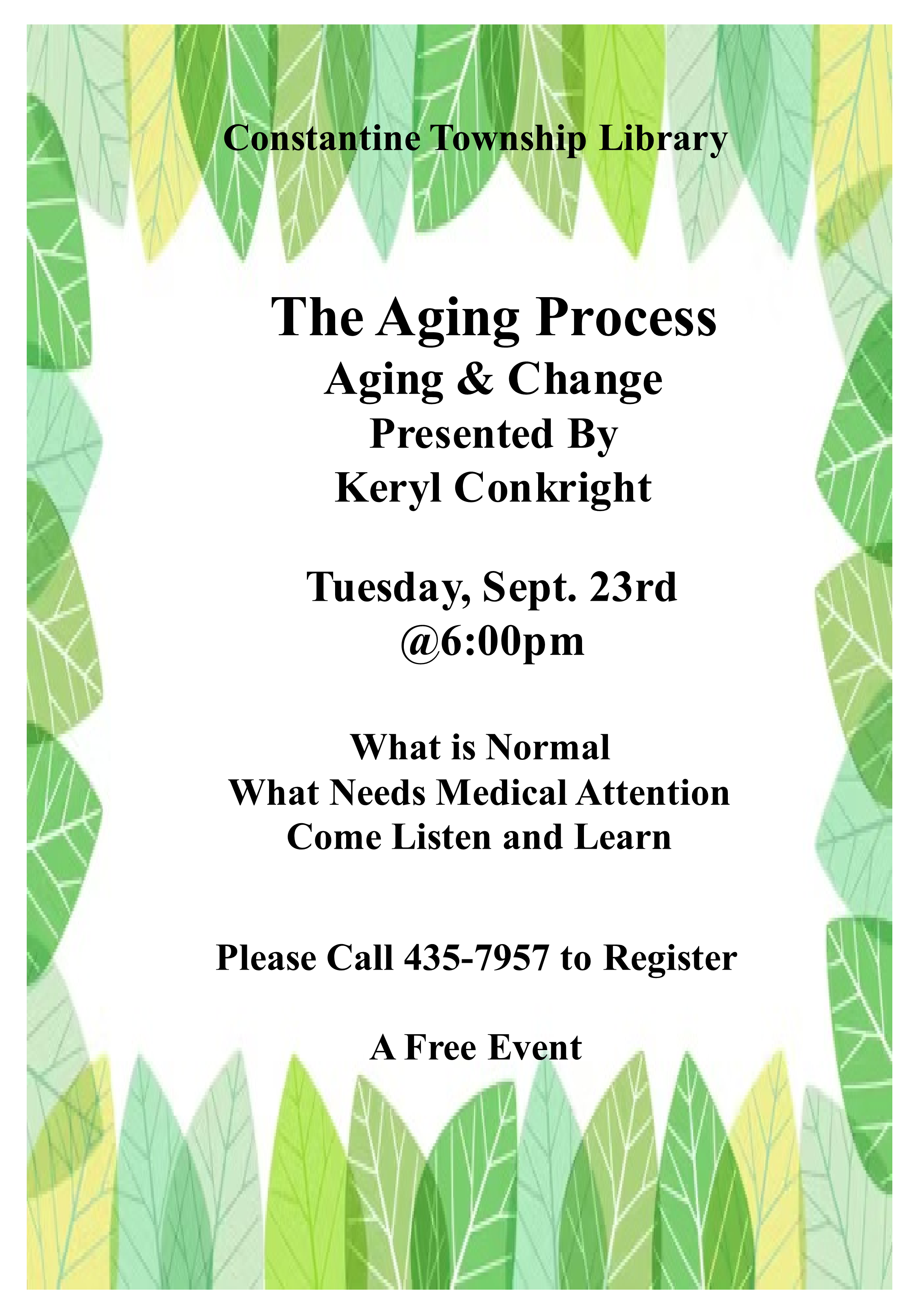 The Aging Process