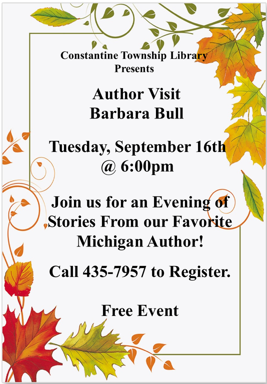 Barbara Bull Author Visit