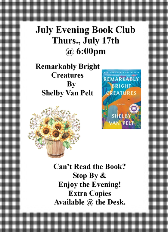July Evening Book Club