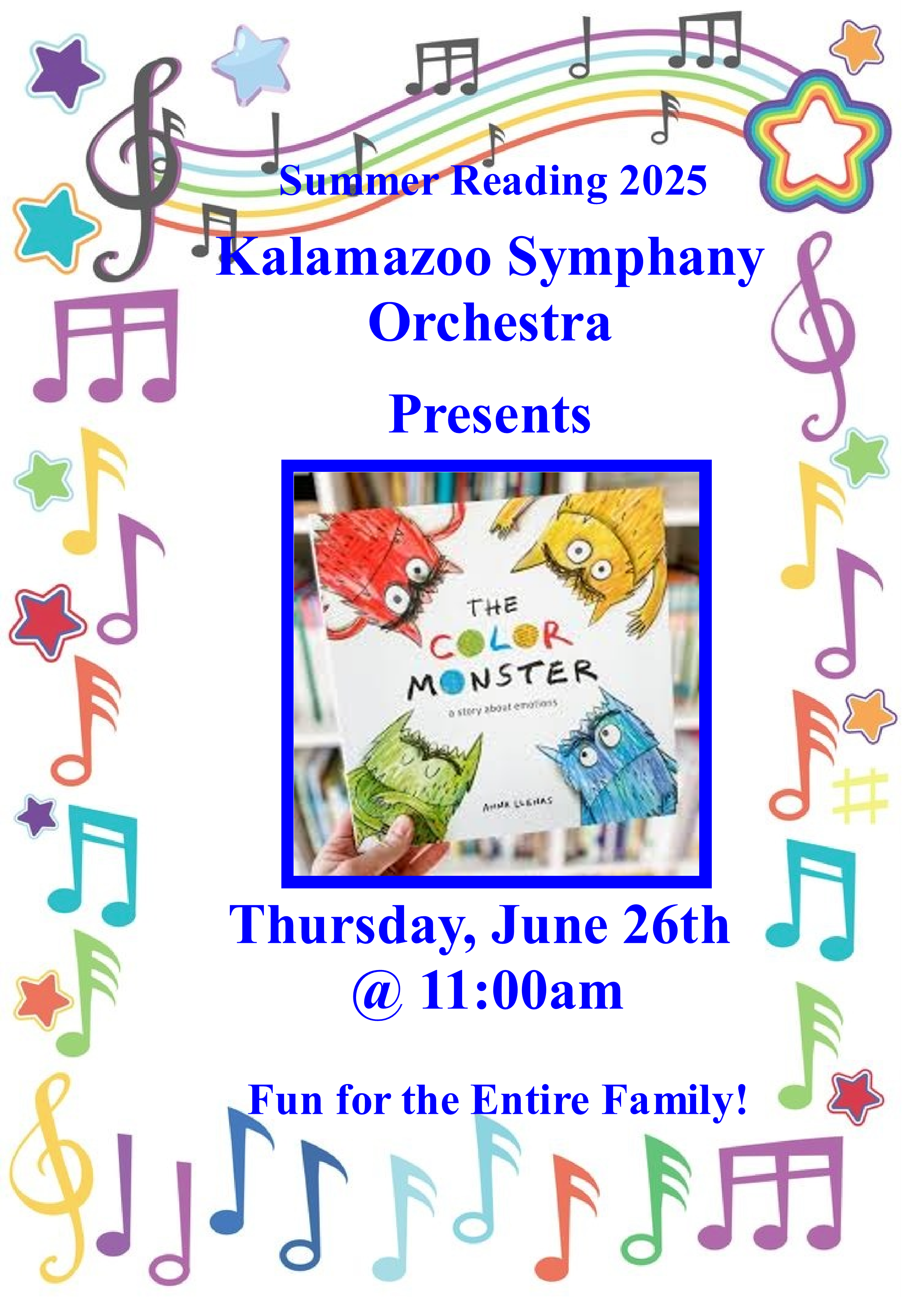Kalamazoo Symphany Orchestra Color Monster