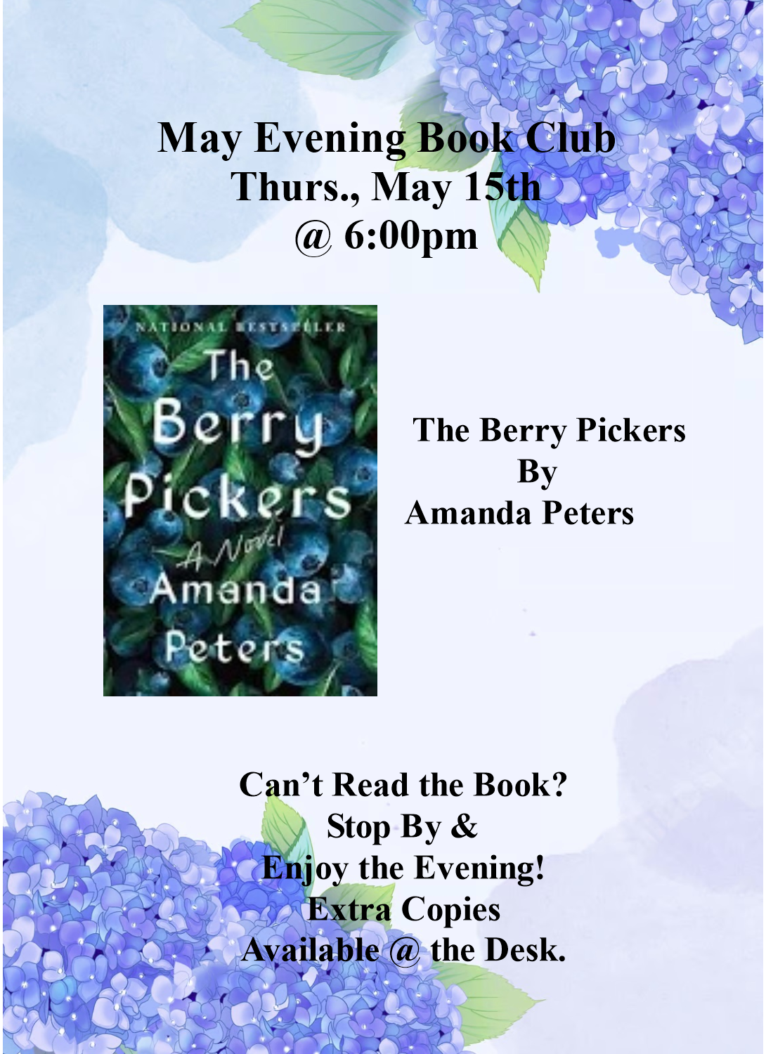 May Evening Book Club