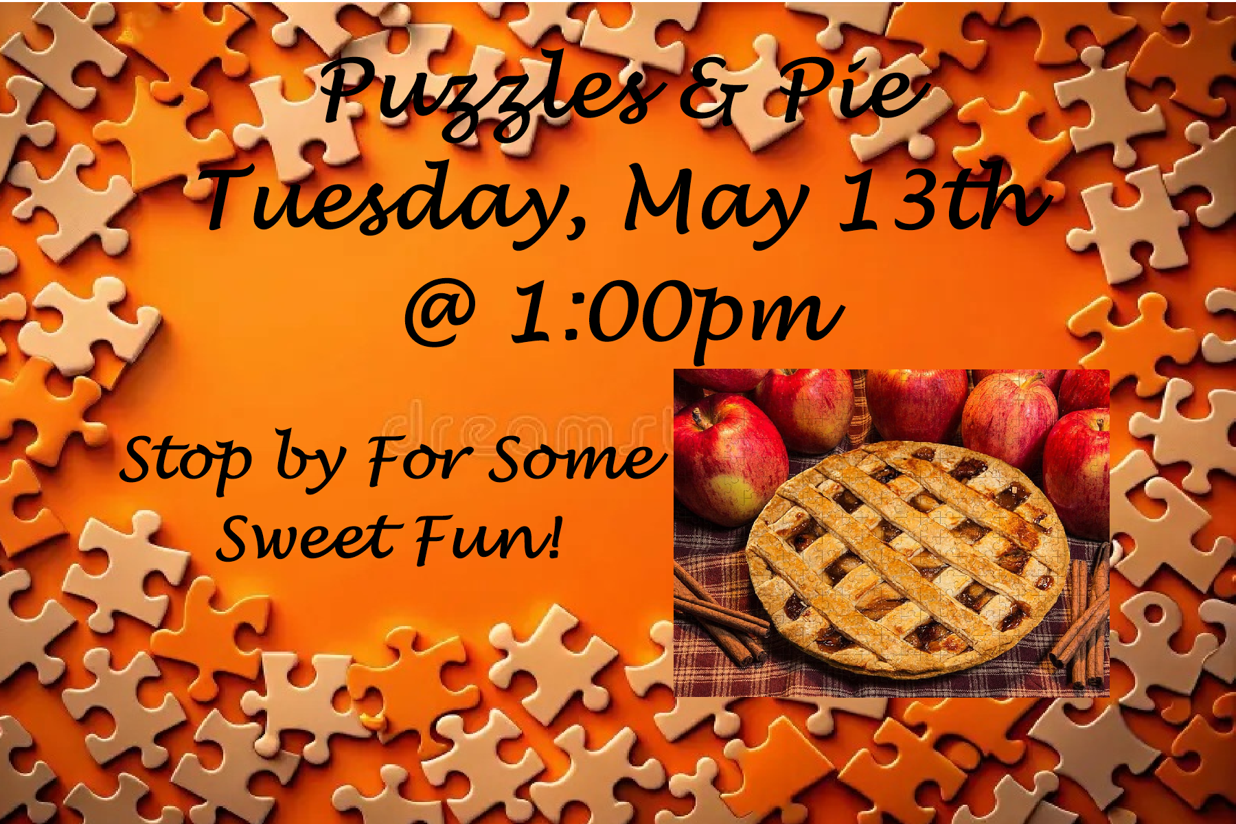 May Puzzles & Pie