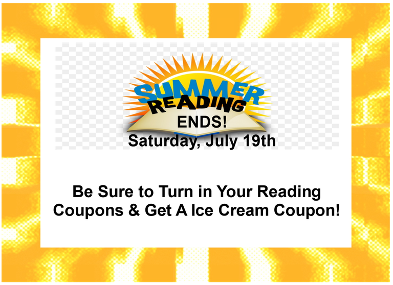 Summer Reading Ends