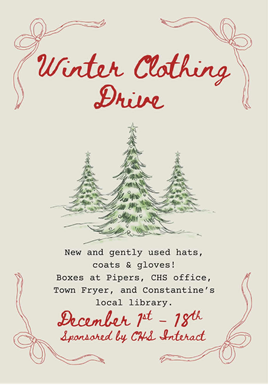 Constantine NHS Winter Clothing Drive